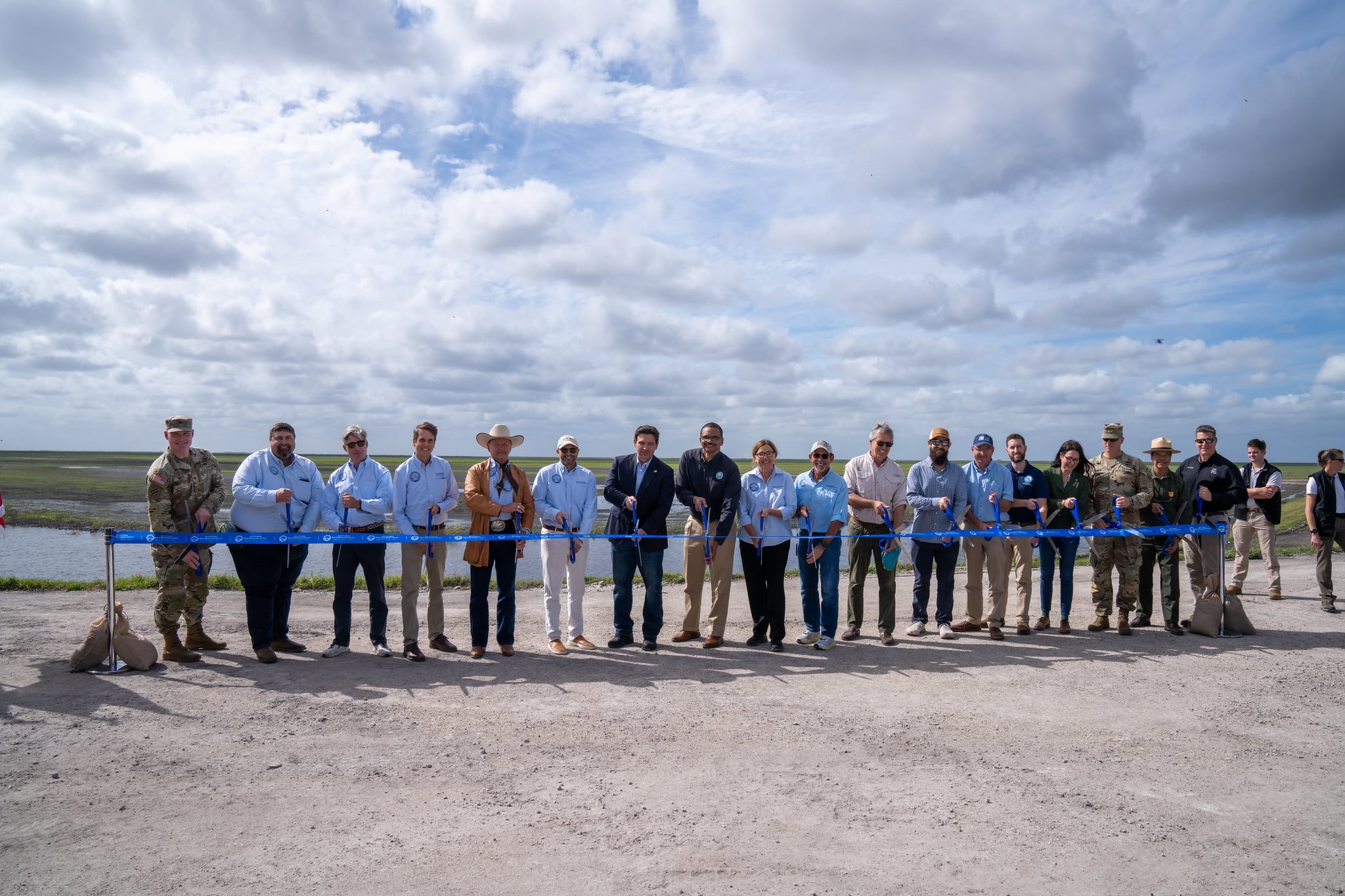 eaa reservoir stormwater treatment area cell 1 ribbon cutting