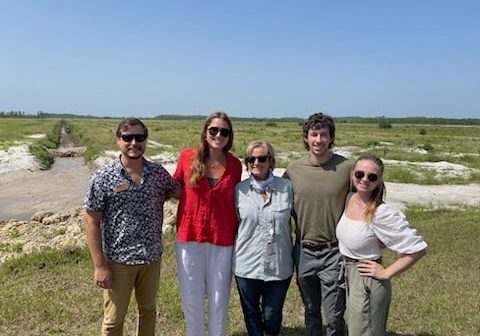 Interns with Councilwoman Holly Smith at the ALJO Four Corners Ribbon Cutting (a water storage and treatment project captilizing on a public/private partnership to improve water quality in the Caloosahatchee basin).
